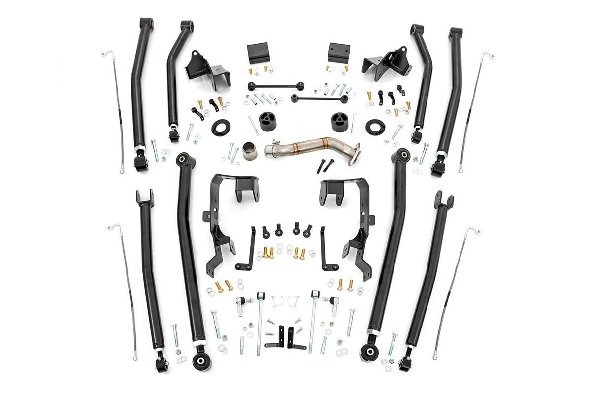Rough Country 4in Jeep Long Arm Upgrade Kit (07-18 Wrangler JK)